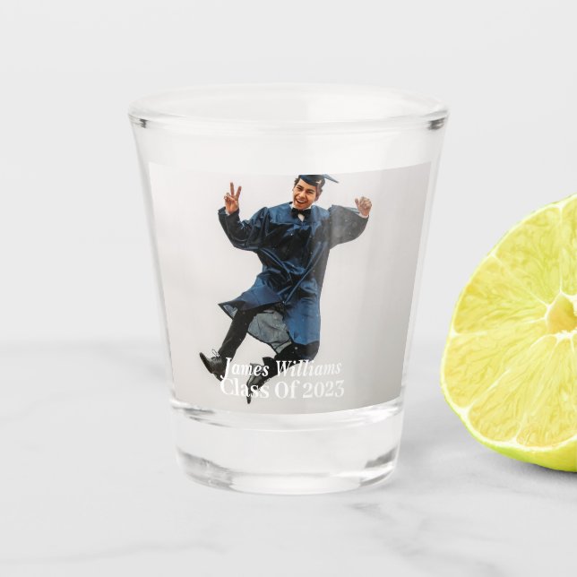 Copo De Shot Foto de Formatura Personalizada (Frente)