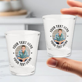 Copo De Shot Foto e Texto Personalizados