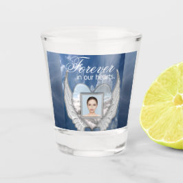 Copo De Shot Foto Memorial Angel Wings Shot Glass