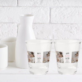 Copo De Shot Foto Moderna Dois | Feliz Páscoa | Coelho