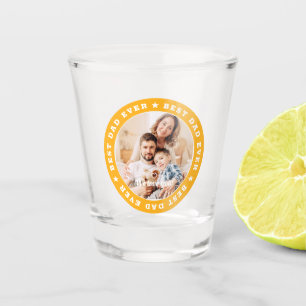 Copo De Shot Foto personalizada do melhor Pai de sempre moderno