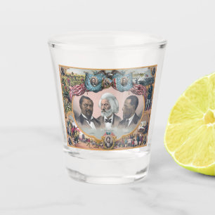 Copo De Shot Fr3d3 Bailey Douglass com Abolicionista Preto
