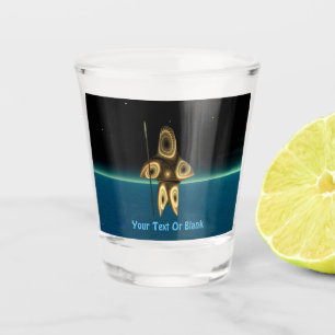 Copo De Shot Fractal Inuit Hunter