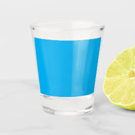 Copo De Shot Fundo azul brilhante sólido