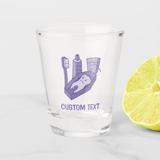Copo De Shot Funeral dos dentes (Frente)