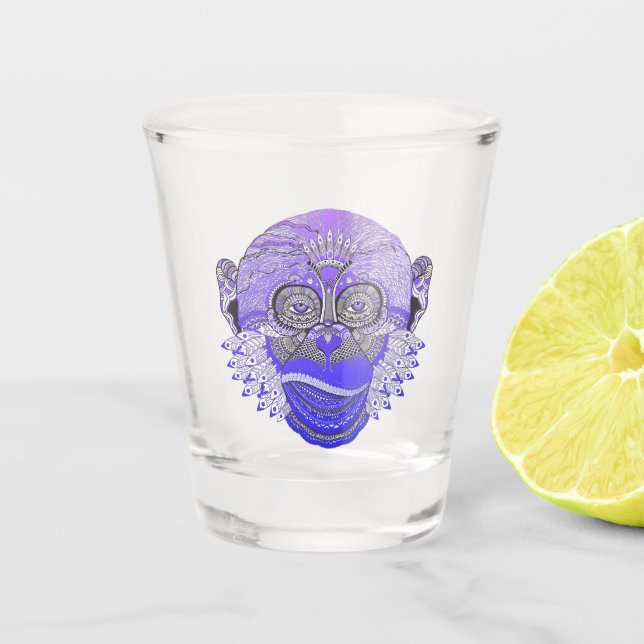 Copo De Shot Funky Monkey Tribal (Frente)