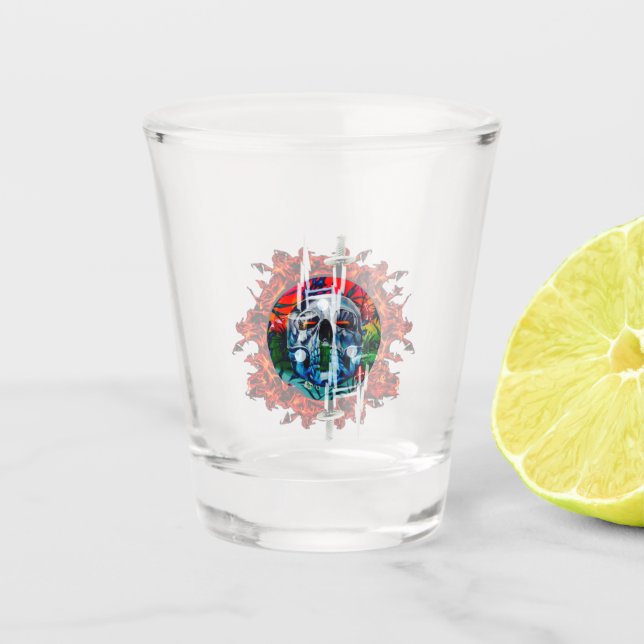 Copo De Shot Fusão - Vidro HH Shot (Frente)