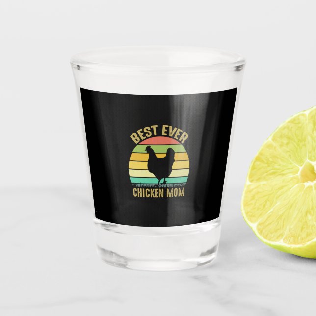 Copo De Shot Galinha Lover | Melhor Mãe De Frango (Frente)