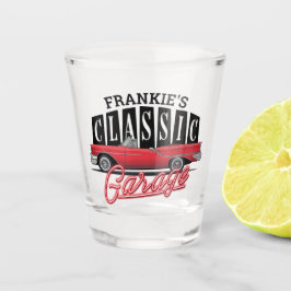 Copo De Shot Garagem de Carro Clássico Personalizado Faux Neon 