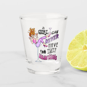 Copo De Shot Garota Nunca Pode Ter Muitos Martinis