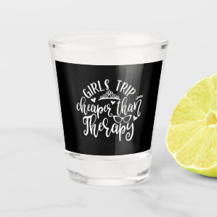 Copo De Shot Garotas Design Engraçadas Viajam Mais Baratas Que