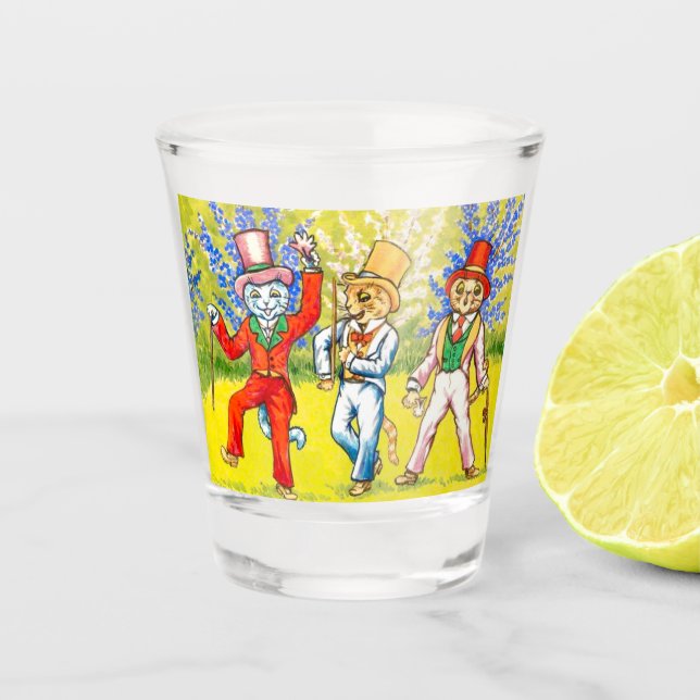 Copo De Shot Gatos Dançantes (Frente)