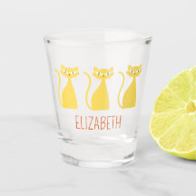 Gatos Modernos do meio século Personalizados