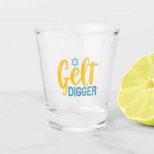 Copo De Shot Gelt Digger Funny Hanukkah Gelt Moin Jewish Gift