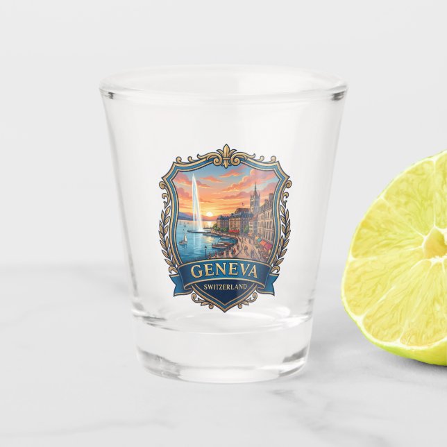 Copo De Shot Genebra Suíça (Frente)