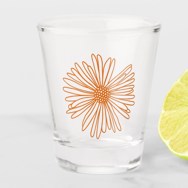 Copo De Shot Gerbera Daisy Flower (Criador carregado)