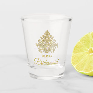 Copo De Shot Gilded Elegance Bridesmaid