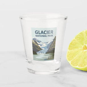 Copo De Shot Glacier National Park Viagem Art