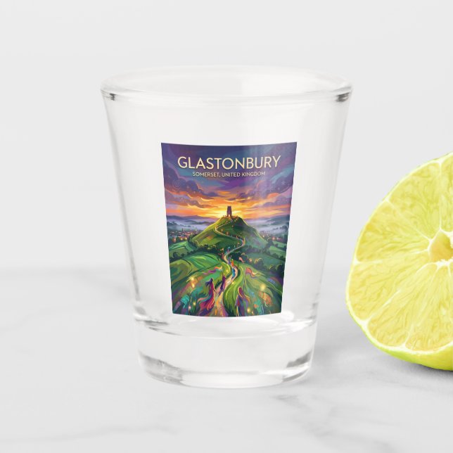 Copo De Shot Glastonbury Reino Unido (Frente)