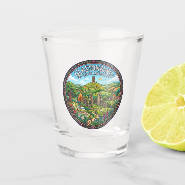 Copo De Shot Glastonbury Reino Unido (Frente)