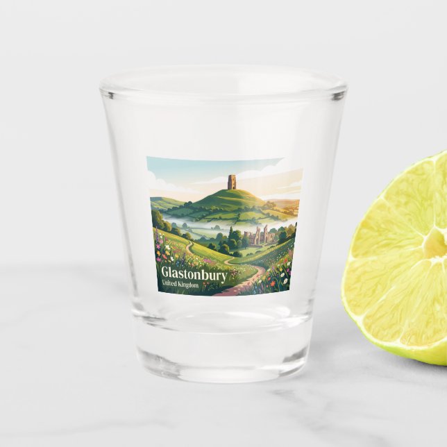 Copo De Shot Glastonbury Reino Unido (Frente)