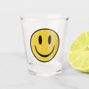 Copo De Shot Glitter Smile Face