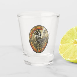Copo De Shot Global Wealth Badger Shot Glass