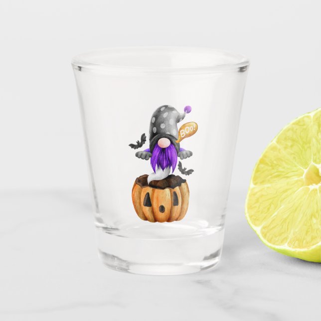 Copo De Shot Gnomos Halloween Shot Glass (Frente)