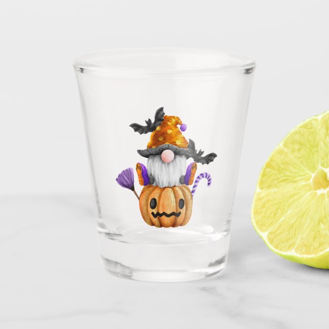 Copo De Shot Gnomos Halloween Shot Glass (Frente)