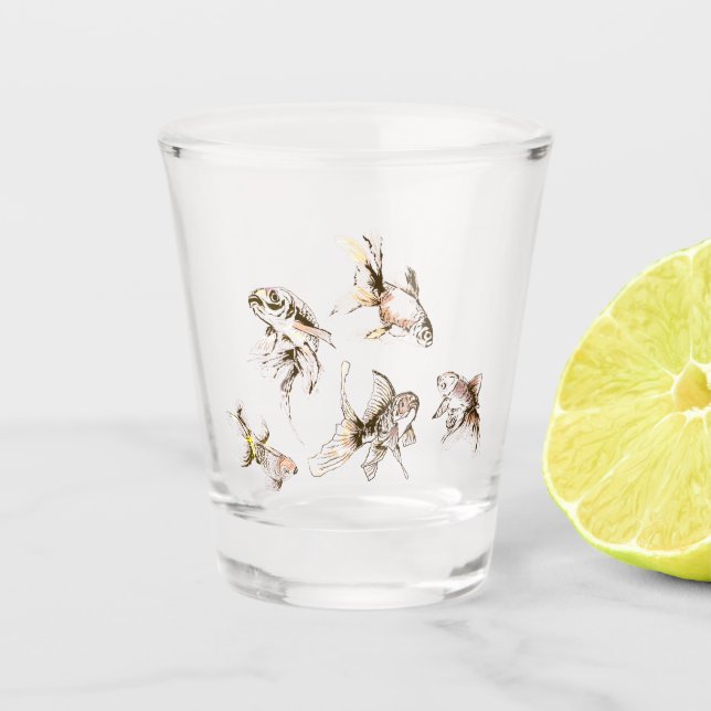 Copo De Shot Goldfish Shot Glass (Frente)