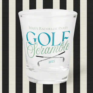 Copo De Shot Golf Scramble Modern Simples Golf Bachelor Party