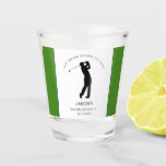 Copo De Shot Golfer Golf Themed Bachelor Party favors<br><div class="desc">Golfer swinging golf clubs Simple and modern Golfing theme bachelor party shot glass party favors.</div>