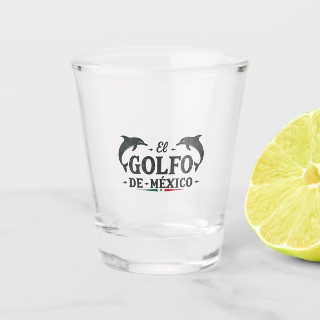 Copo De Shot Golfo Americano do México (Frente)