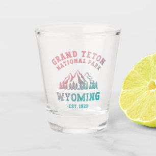 Copo De Shot Gradiente Grand Teton National Park Wyoming EUA