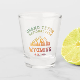 Copo De Shot Gradiente Grand Teton National Park Wyoming EUA