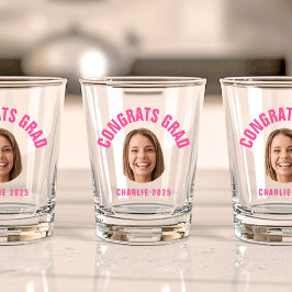 Copo De Shot Graduação de Fotografias de TEXTO PERSONALIZADA de