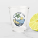 Copo De Shot Grand Turk Turks e Caicos Vintage<br><div class="desc">Grande Turk vetor de arte design. Grand Turk Island é a ilha capital do arquipélago Turks e Caicos,  no oceano Atlântico. É pontilhado com restos de lagoas salinas e moinhos de vento da indústria do sal marinho da ilha,  predominante do século 17 ao 20.</div>