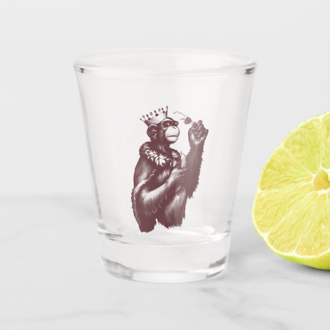 Copo De Shot Grande Chefe (Monocromático) (Frente)
