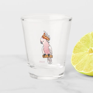Copo De Shot Grande ilustração do desenho animado de aves da co