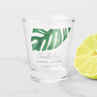 Copo De Shot Greenery Tropical Monstera Sai do Casamento de Ver