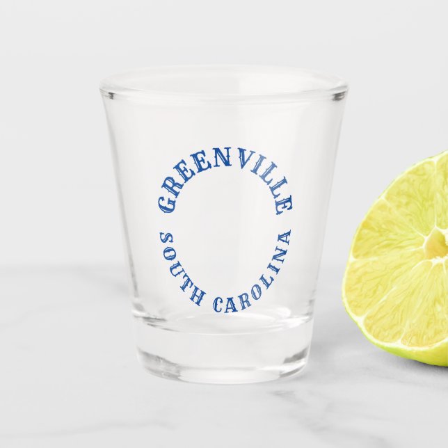 Copo De Shot Greenville, Carolina do Sul (Frente)