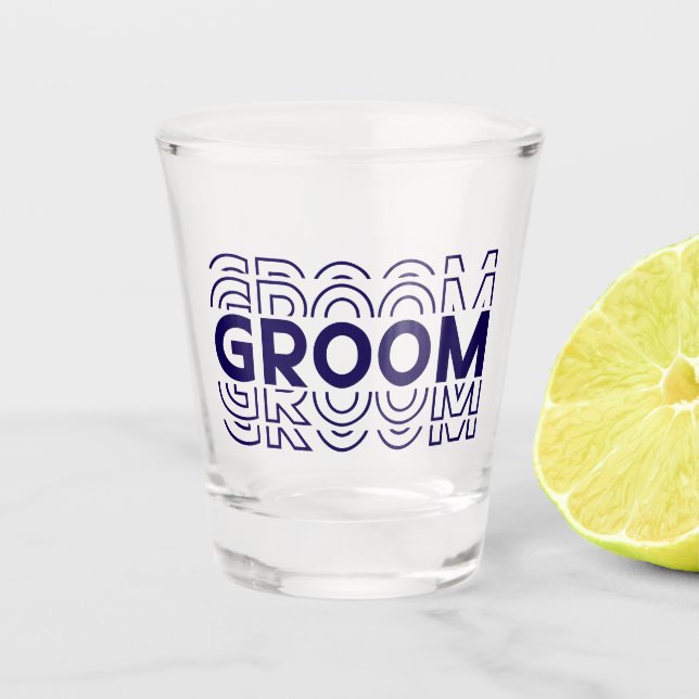Copo De Shot Groom  (Frente)