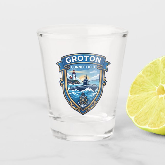Copo De Shot Groton EUA (Frente)