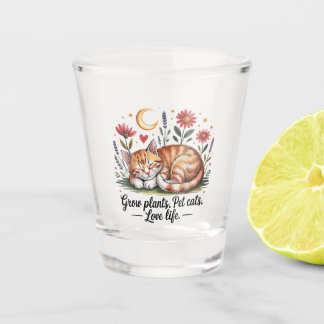Copo De Shot Grow Plants Pet Cats Love Life Cute Gardening