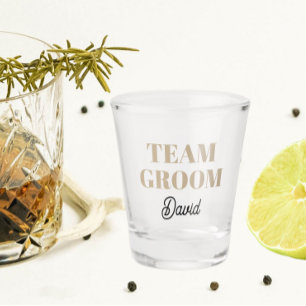 Copo De Shot Grupo de Casamento Khaki Personalizado