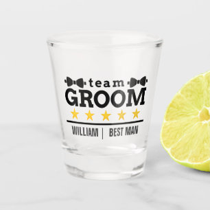 Copo De Shot Grupo de Equipe PADRINHO DE CASAMENTO SOLTEIRO