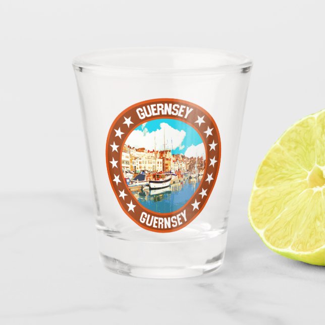 Copo De Shot Guernsey (Frente)