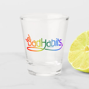 Copo De Shot Hábitos ruins Denver Rainbow ShotGlass