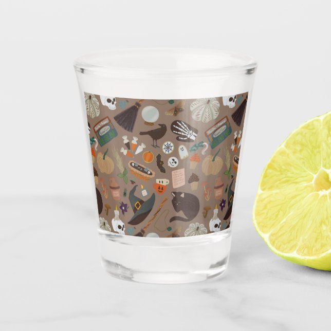 Copo De Shot Halloween Cottagecore (Frente)