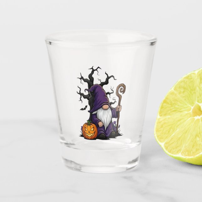 Copo De Shot Halloween Gnome Shot Glass (Frente)